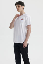 Polera Hombre Regular Blanco