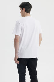 Polera Hombre Dragon Blanco