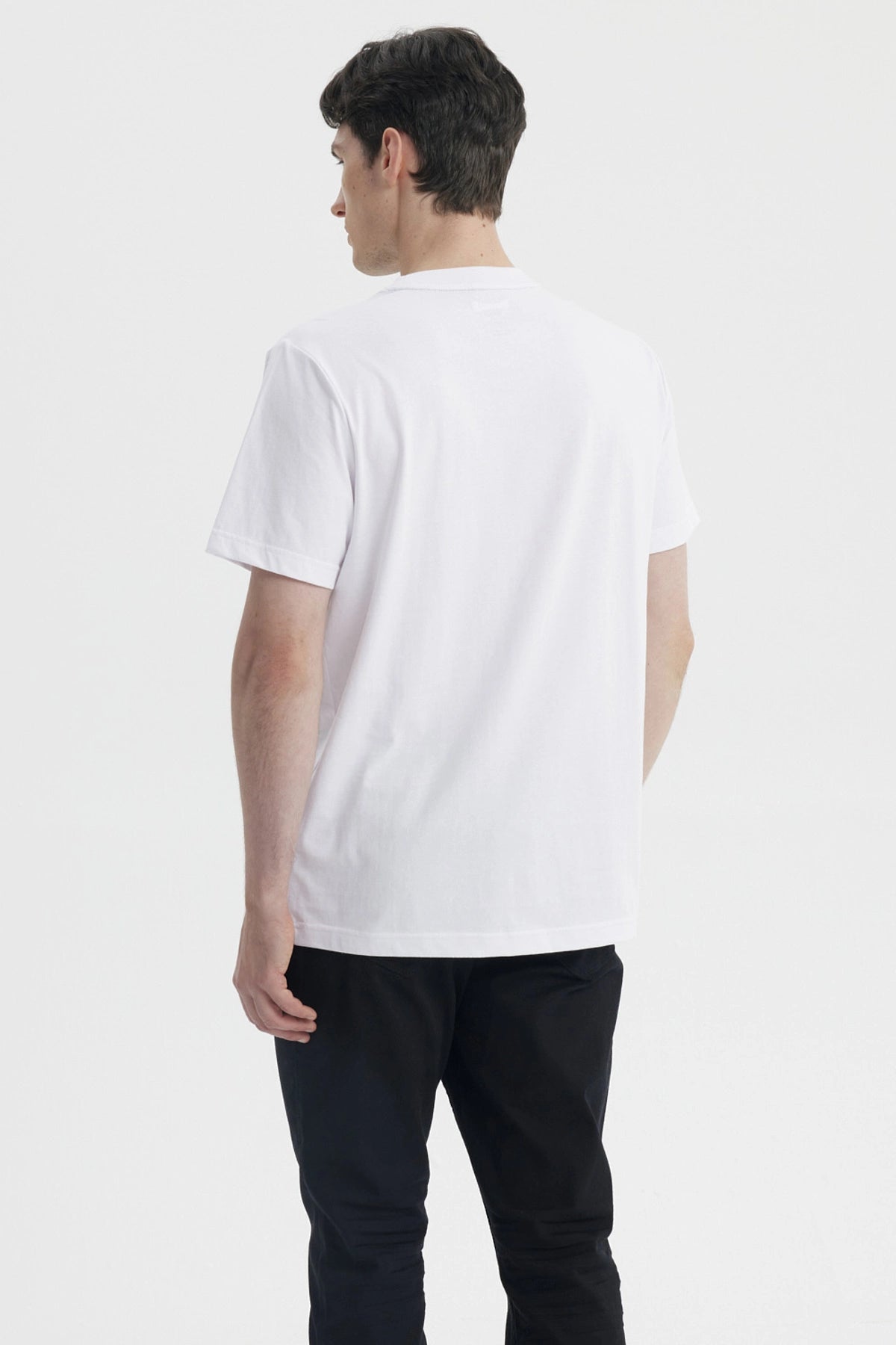 Polera Hombre Regular Blanco