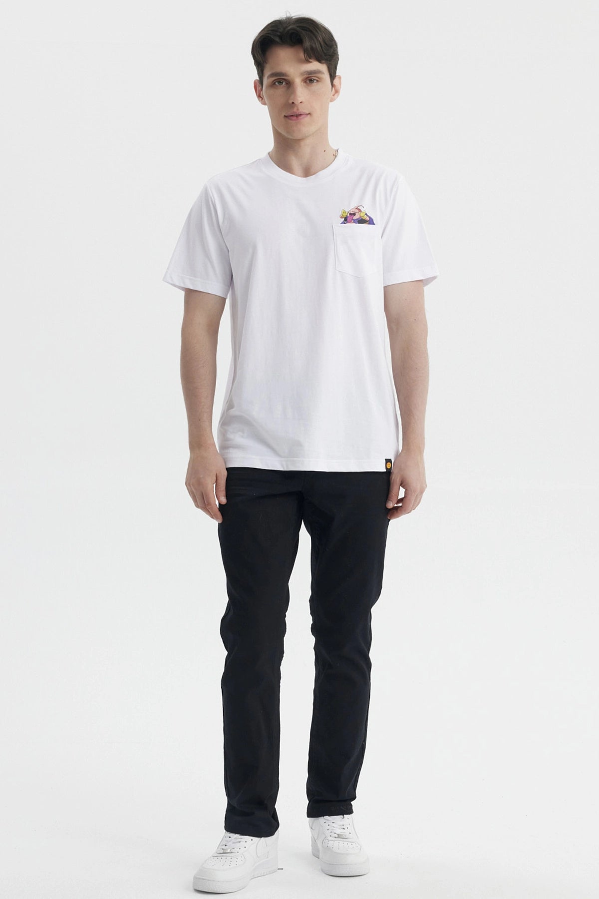 Polera Hombre Dragon Blanco