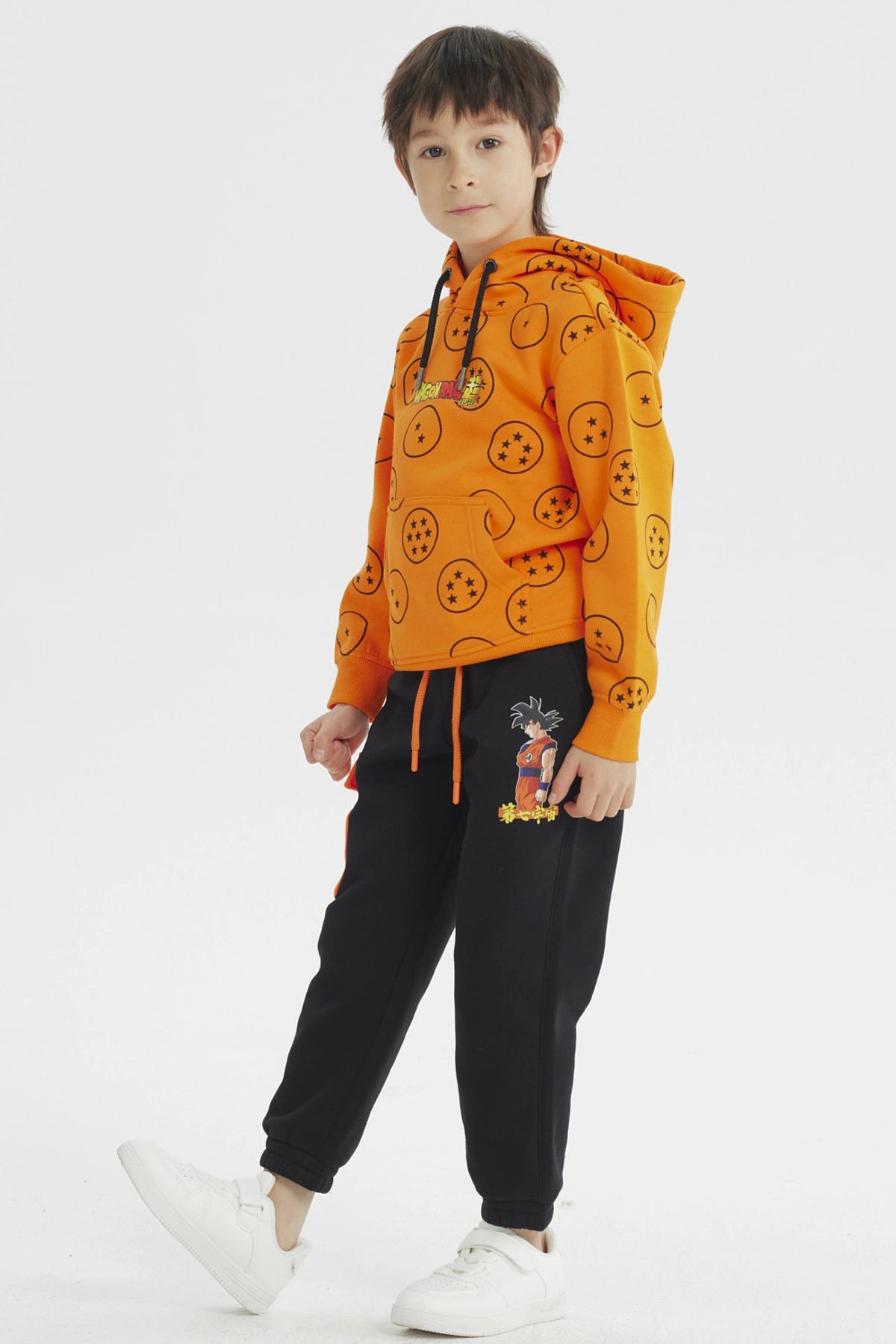 Polerón Niño Dragon Ball Naranjo