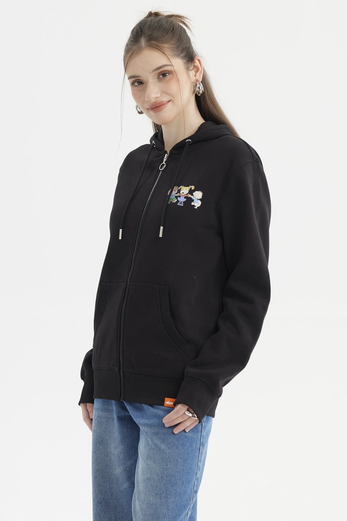 Polerón Mujer Nick Negro