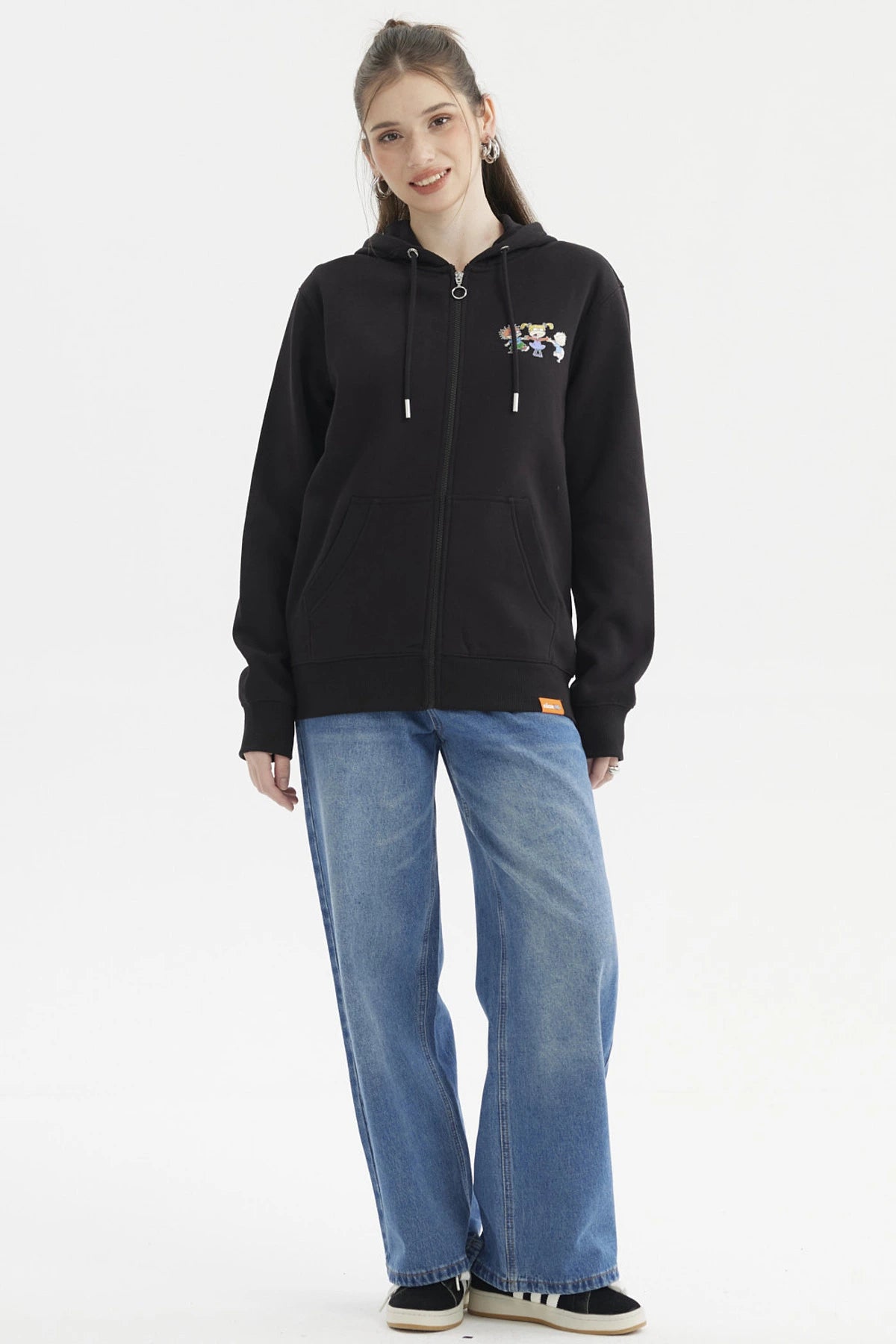 Polerón Mujer Nick Negro