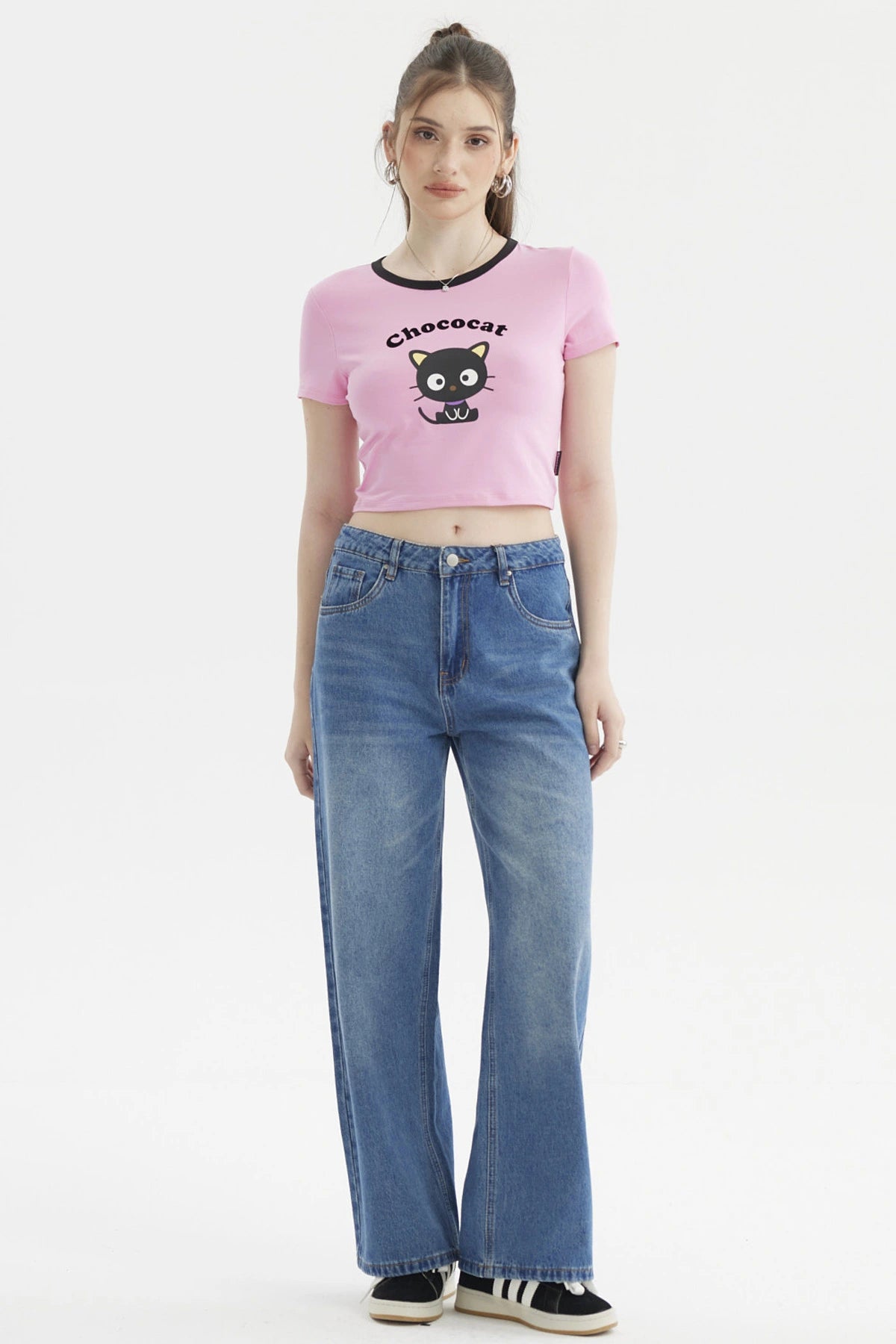 Polera Mujer Hello Kitty Rosado