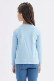 Polera Niña Bluey Celeste