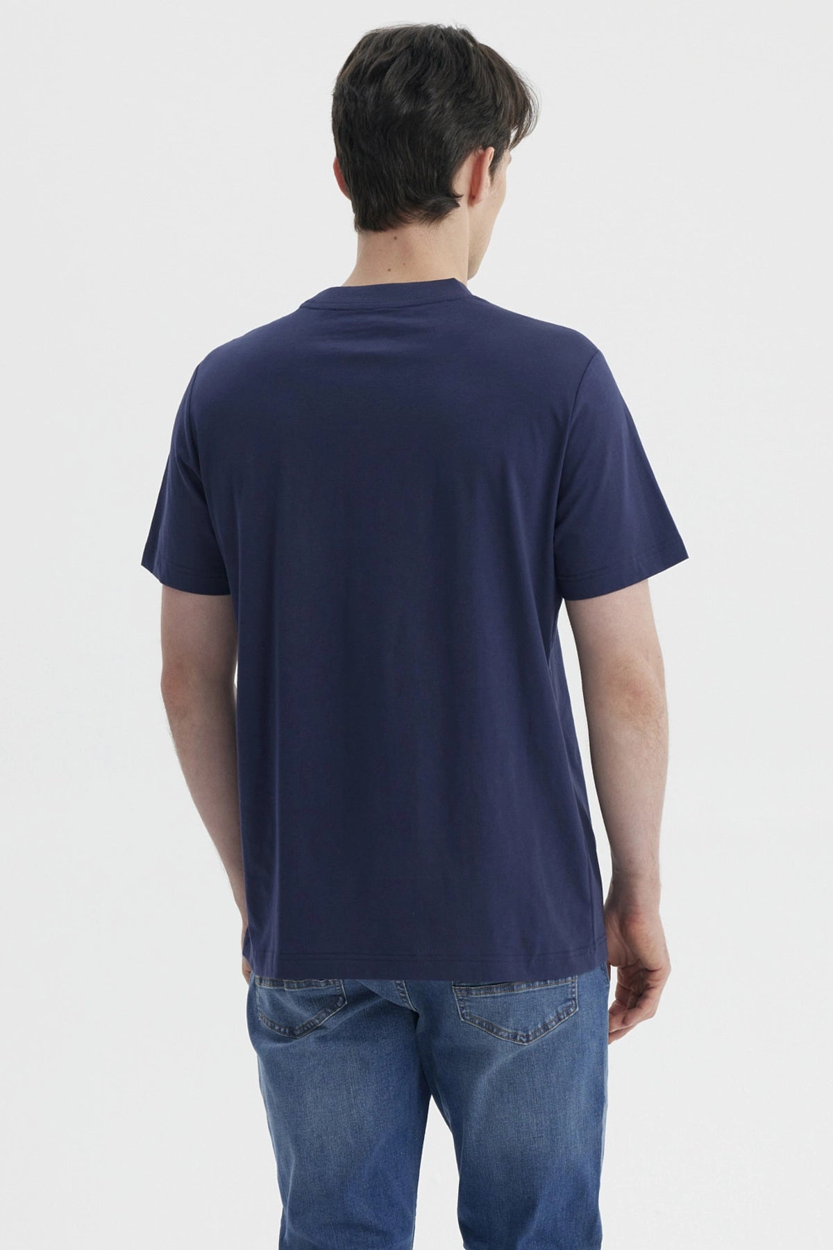 Polera Hombre Juvenil Jack y Sally Azul Marino