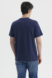 Polera Hombre Juvenil Jack y Sally Azul Marino