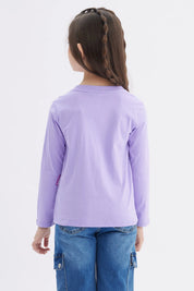 Polera Niña Hello Kitty Lila