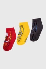 Calceta Deportiva Niño Cars Rojo