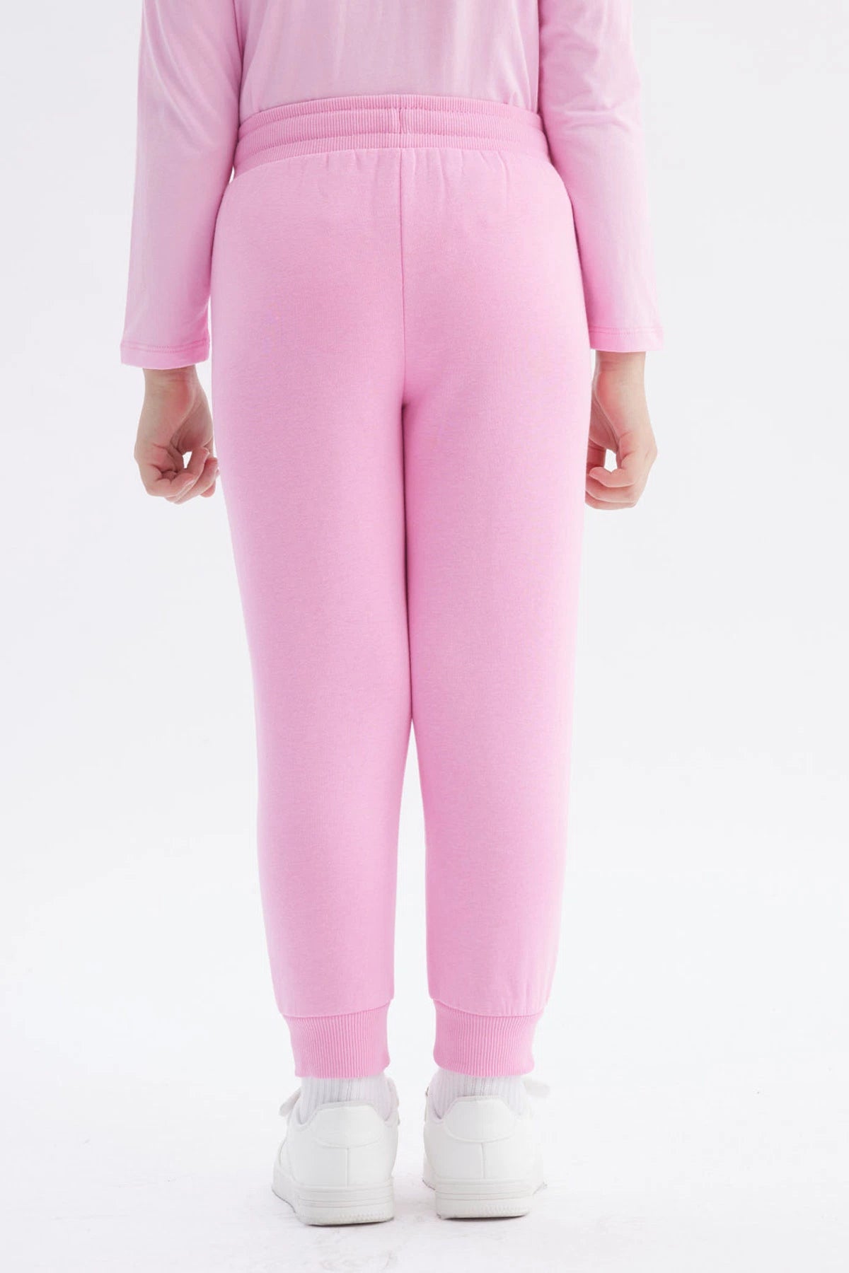 Pantalón Buzo Niña Jogger Stitch Rosado