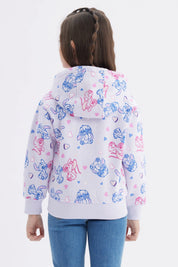 Polerón Niña Stitch Lila