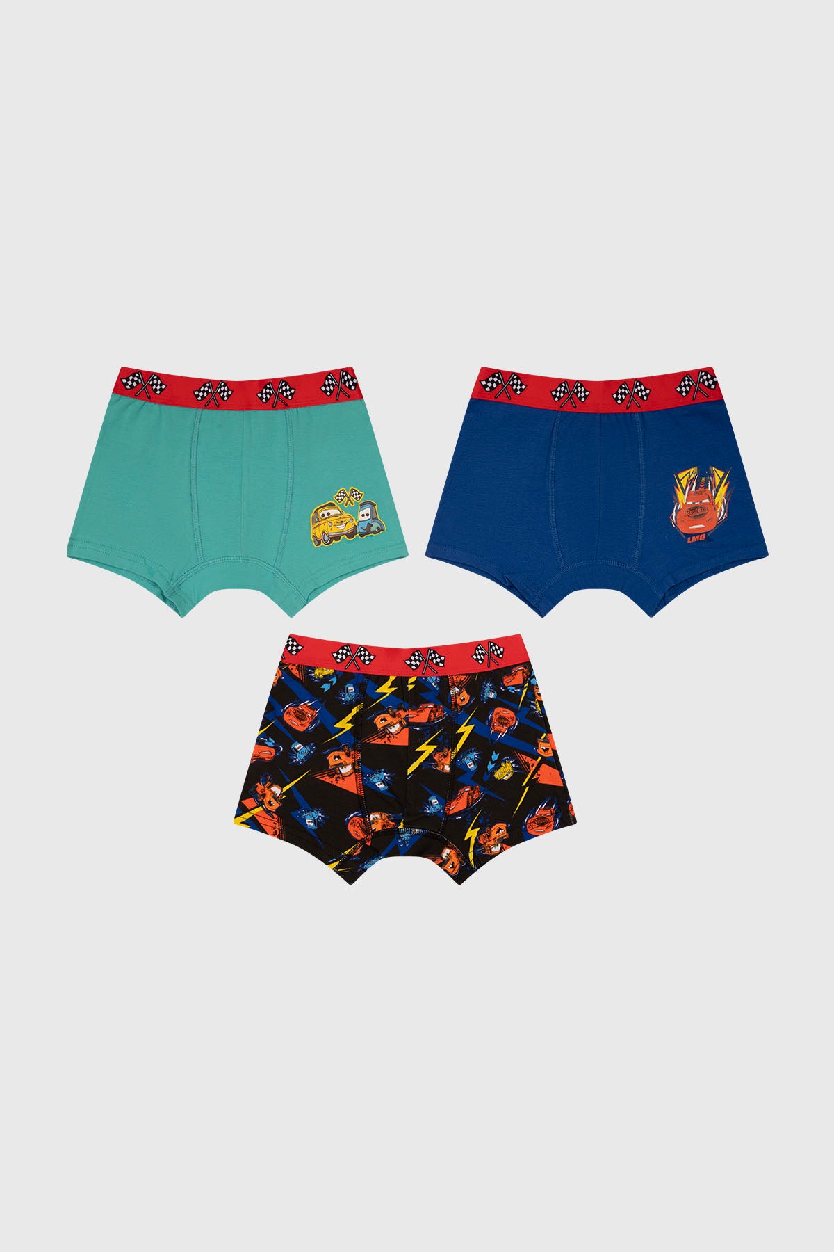 Boxer Niño Medio Cars Azul