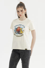 Polera Mujer Slim Beige