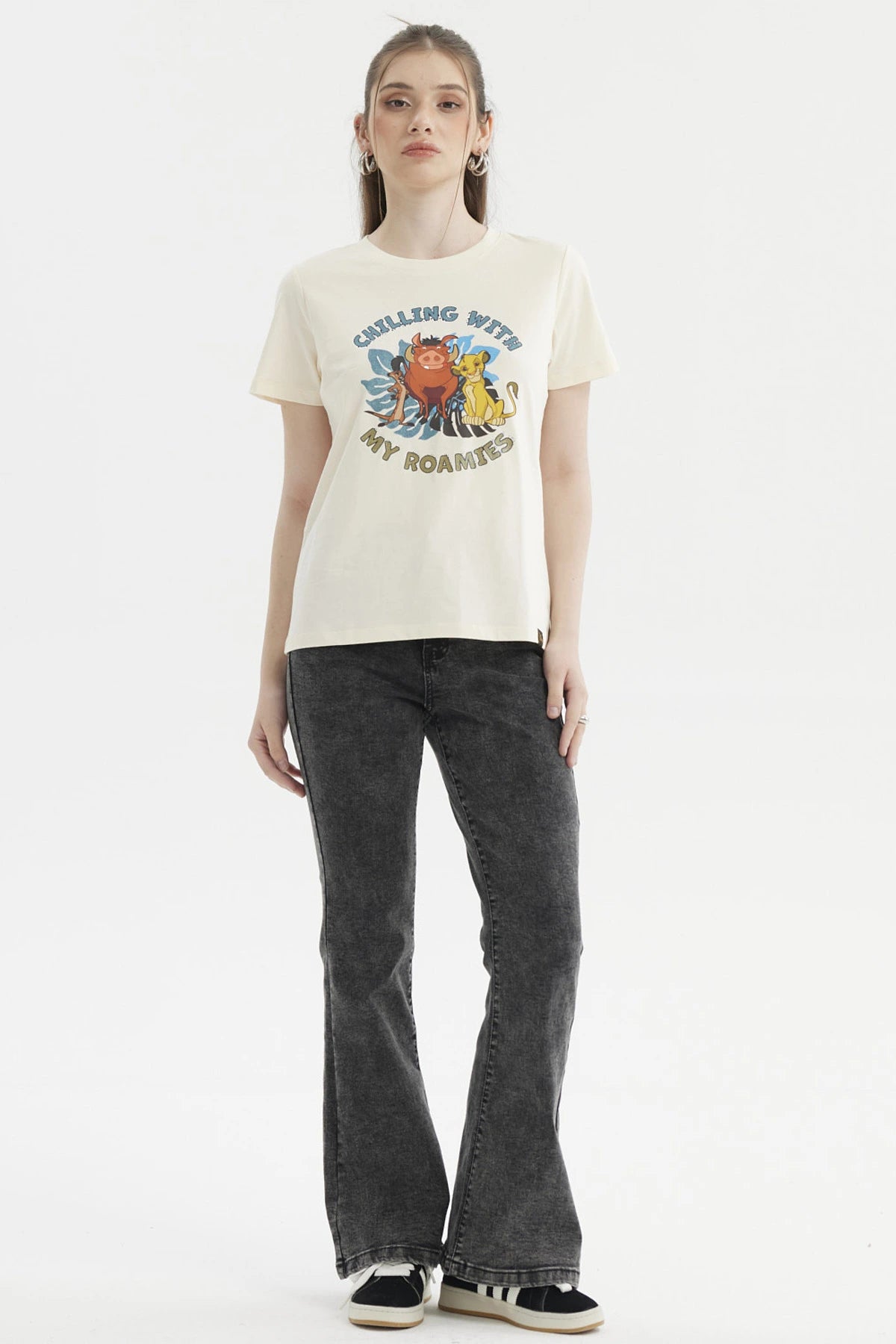 Polera Mujer Slim Beige