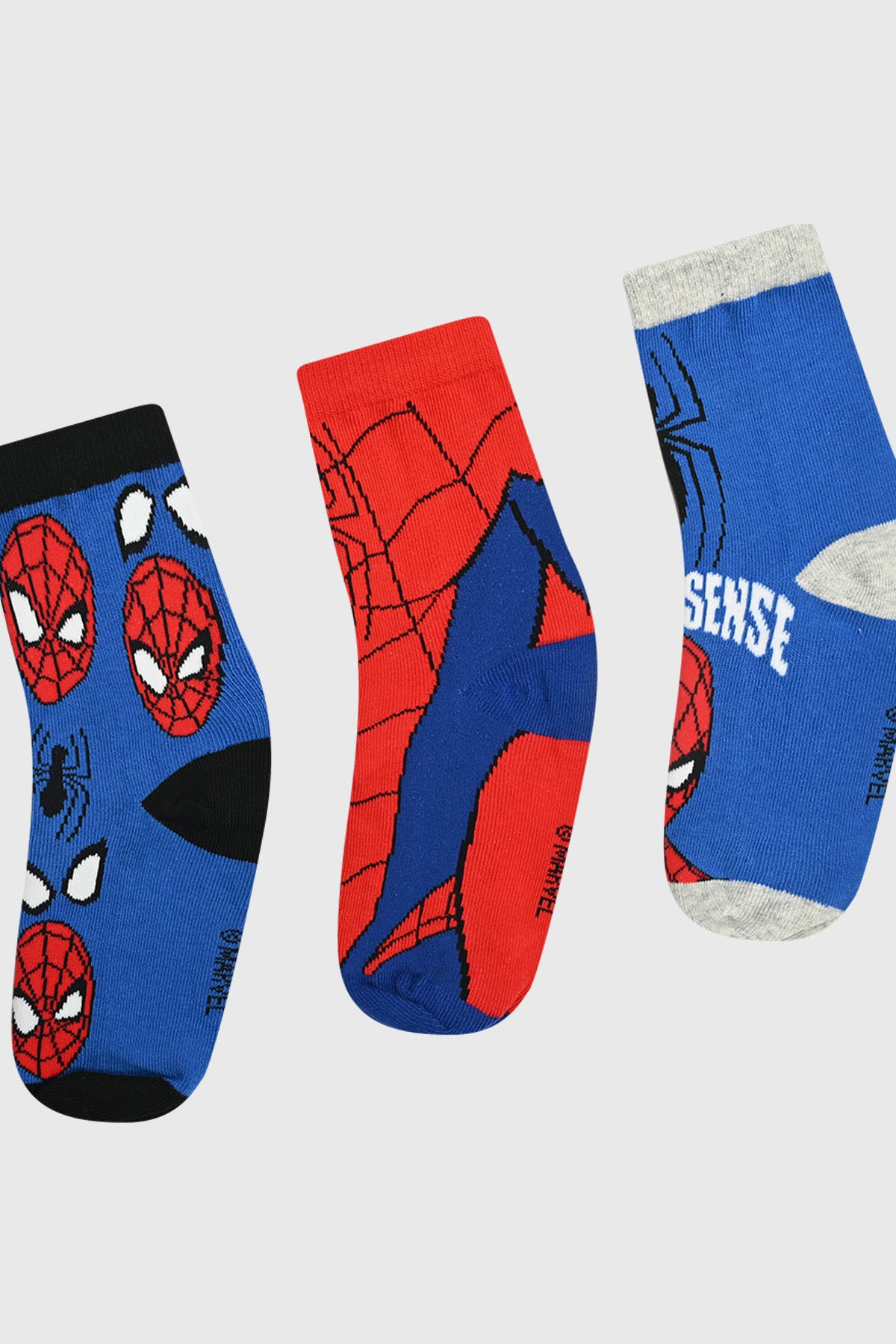 Calcetín Niño Tripack Rojo