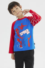 Polera Niño Spider-Man Azul