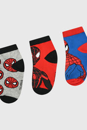 Calceta Deportiva Niño Tripack Rojo