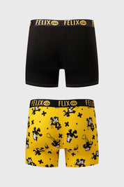 Boxer Hombre Bipack Negro