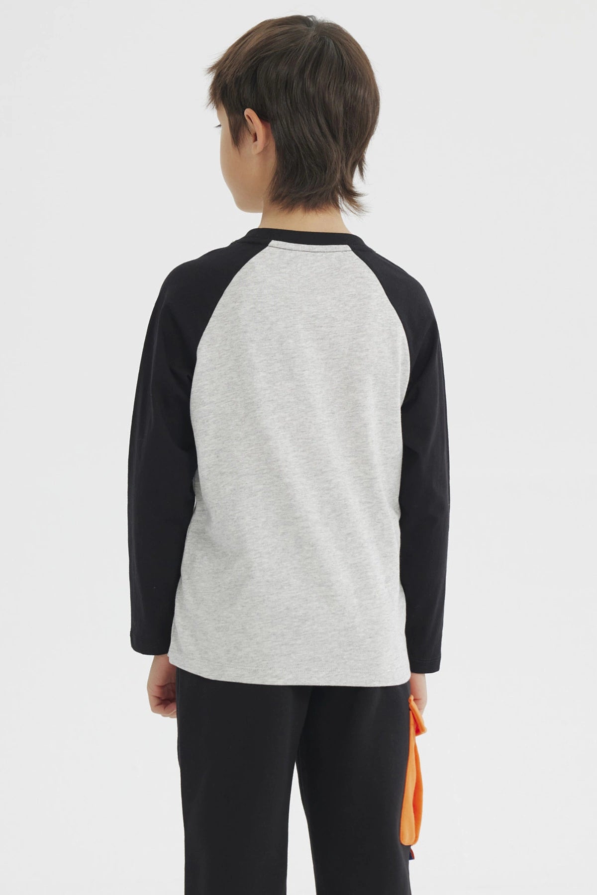 Polera Niño Dragon Ball Z Gris Melange