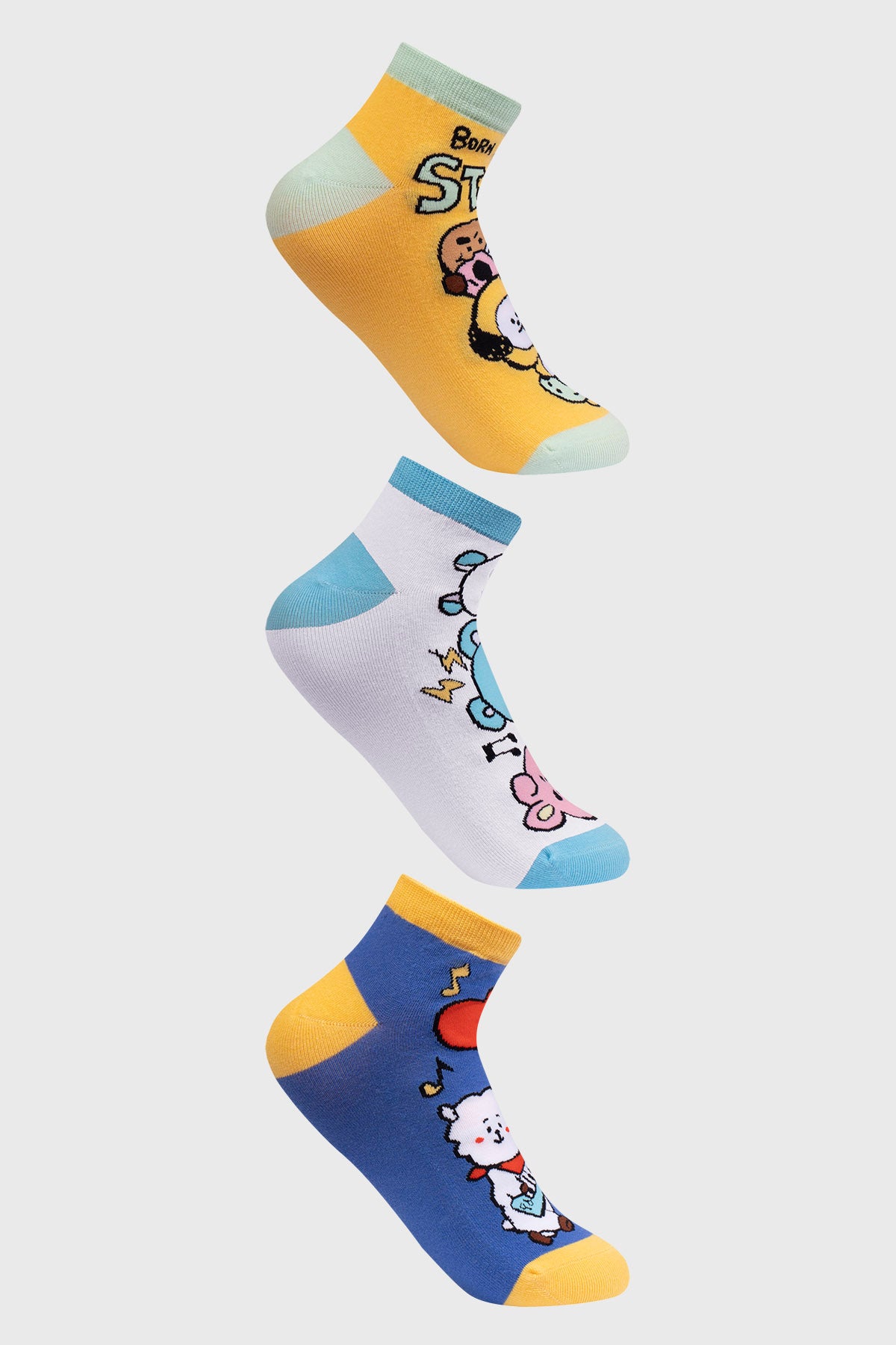 Calceta Deportiva Mujer Bt21 Lila