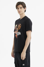 Polera Hombre Dragon Negro