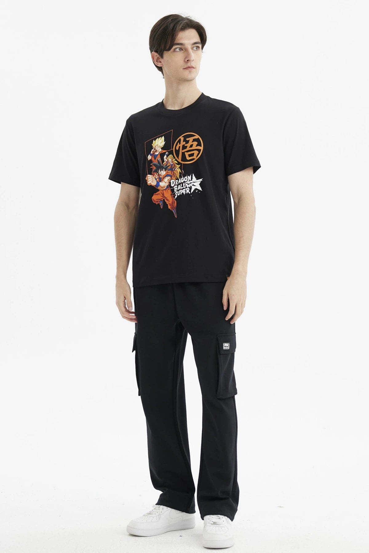 Polera Hombre Dragon Negro