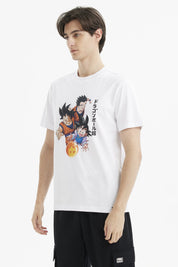 Polera Hombre Dragon Blanco