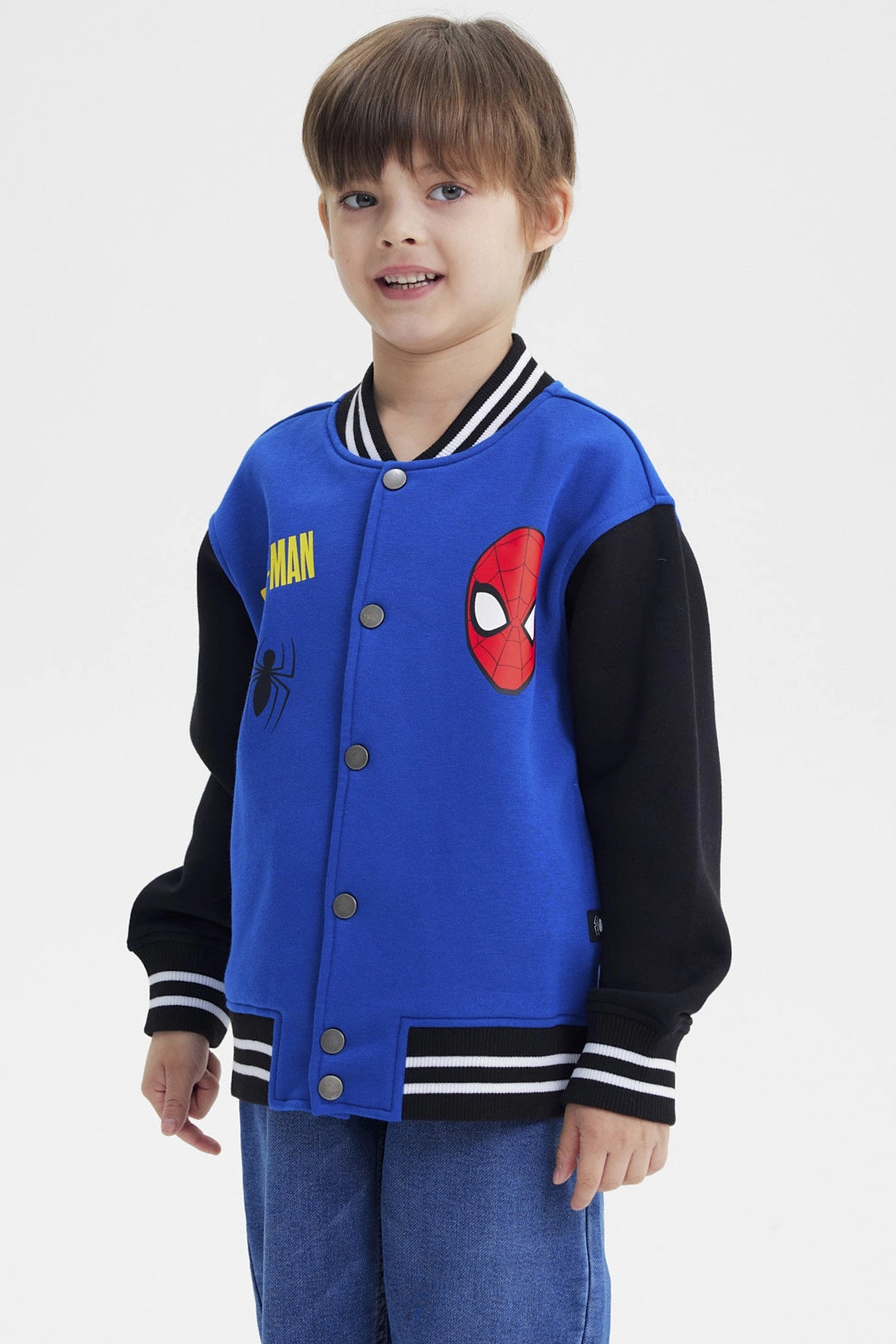 Polerón Niño College Azul Marino