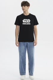 Polera Hombre Mandaloriam Negro