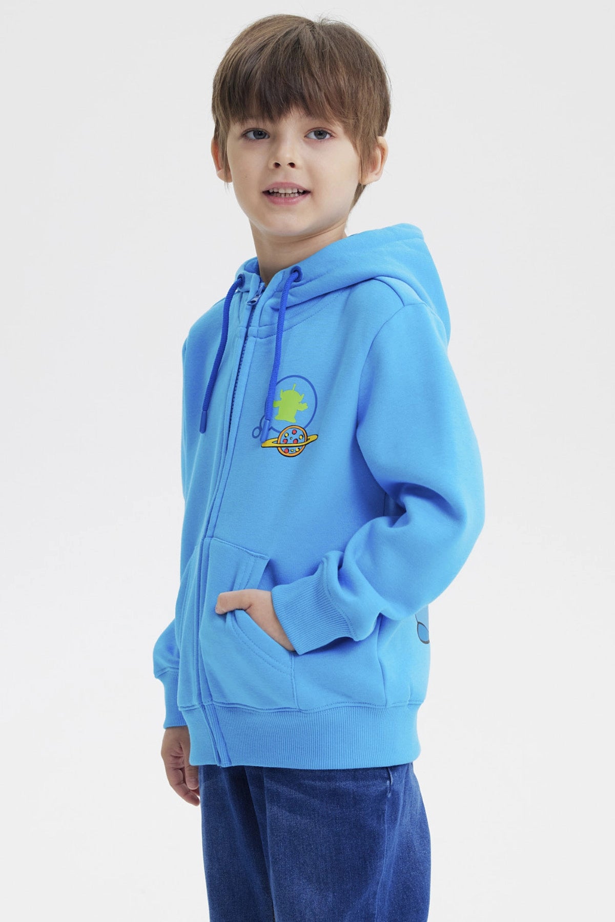 Polerón Niño Toy Story Celeste