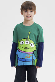 Polera Niño Toy Story Verde