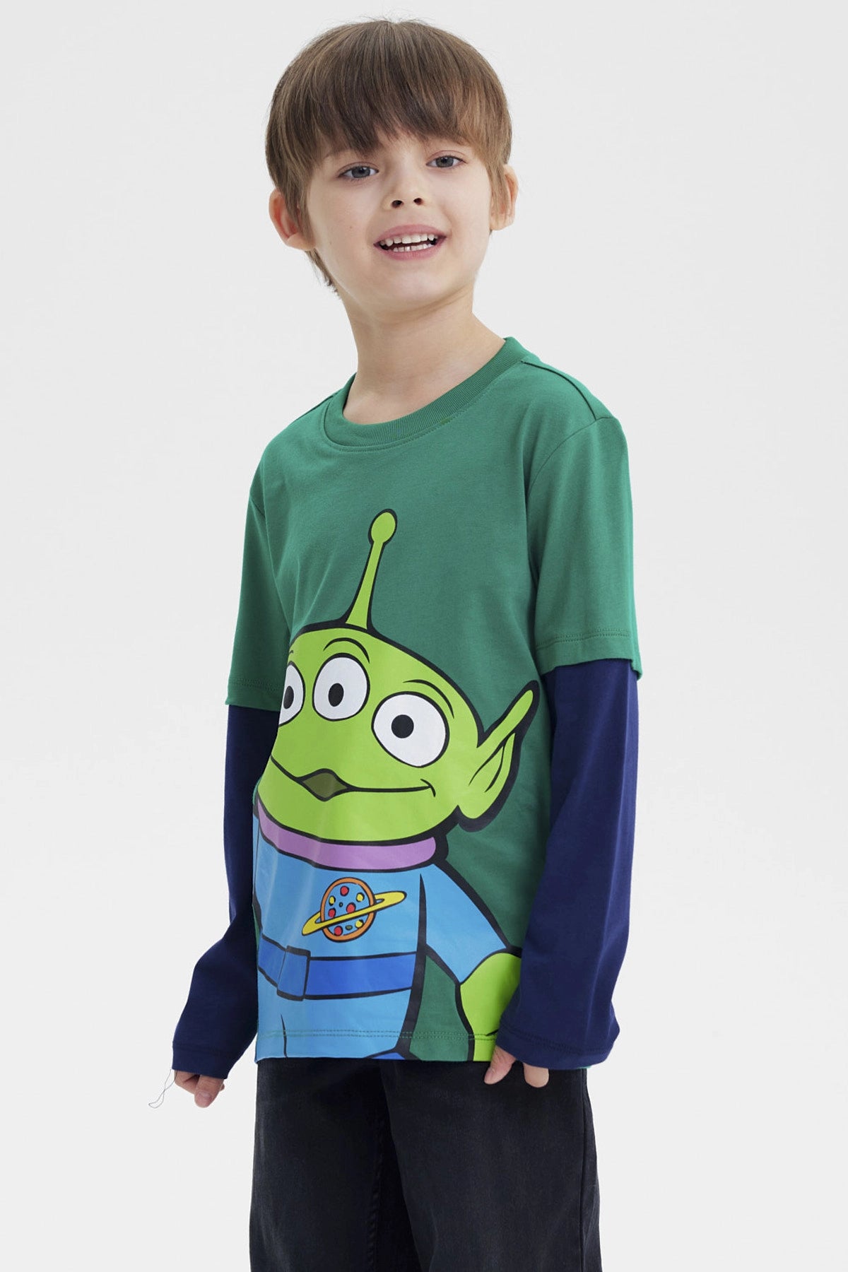 Polera Niño Toy Story Verde