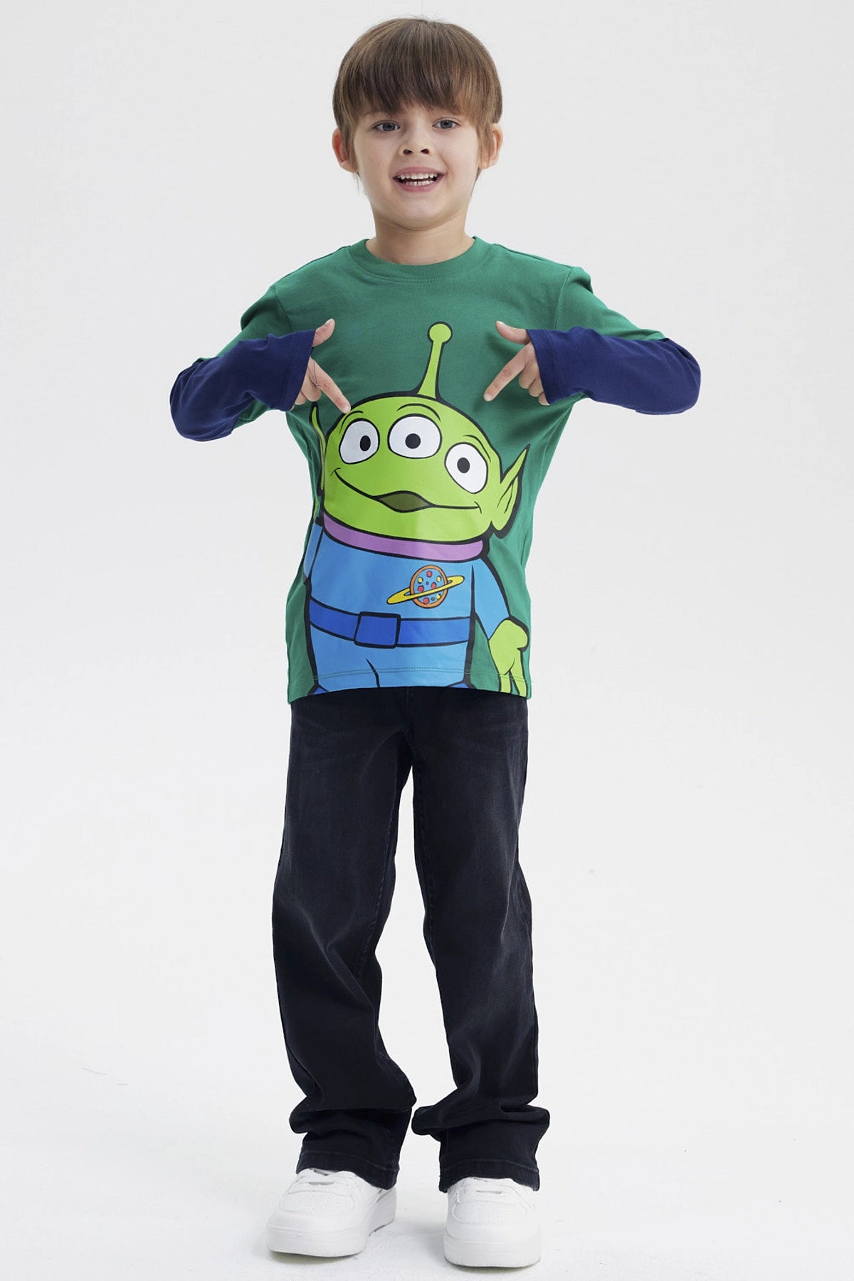 Polera Niño Toy Story Verde