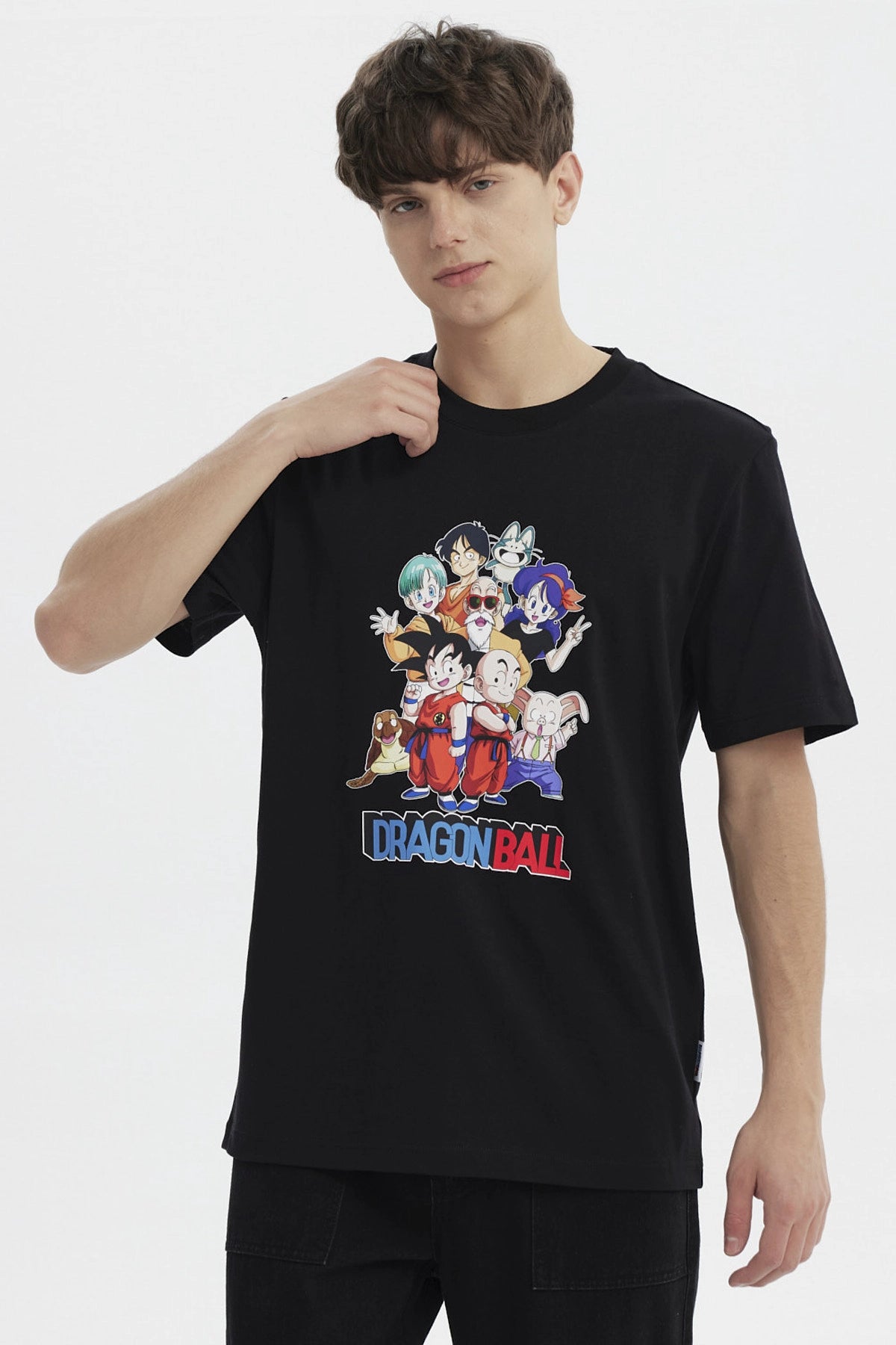 Polera Hombre Dragon Ball Negro