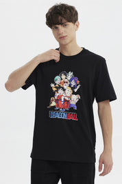 Polera Hombre Dragon Ball Negro