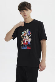 Polera Hombre Dragon Ball Negro