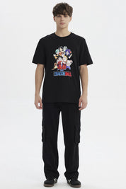 Polera Hombre Dragon Ball Negro