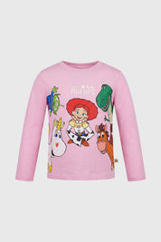 Polera Niña Toy Story Rosado