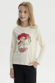 Polera Niña Toy Story Beige
