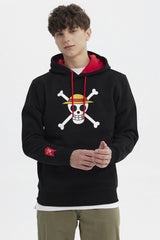 Polerón Hombre One Piece Negro