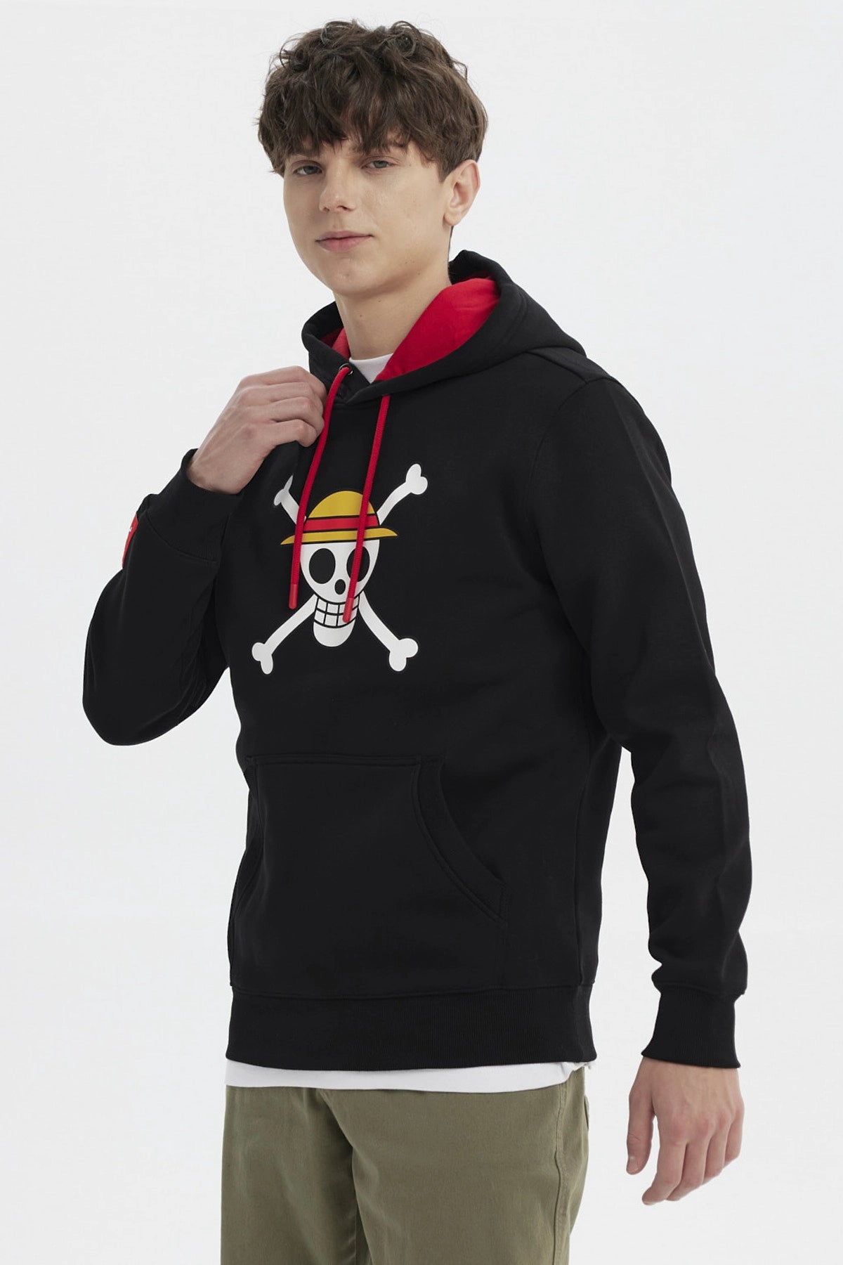 Polerón Hombre One Piece Negro