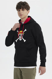 Polerón Hombre One Piece Negro
