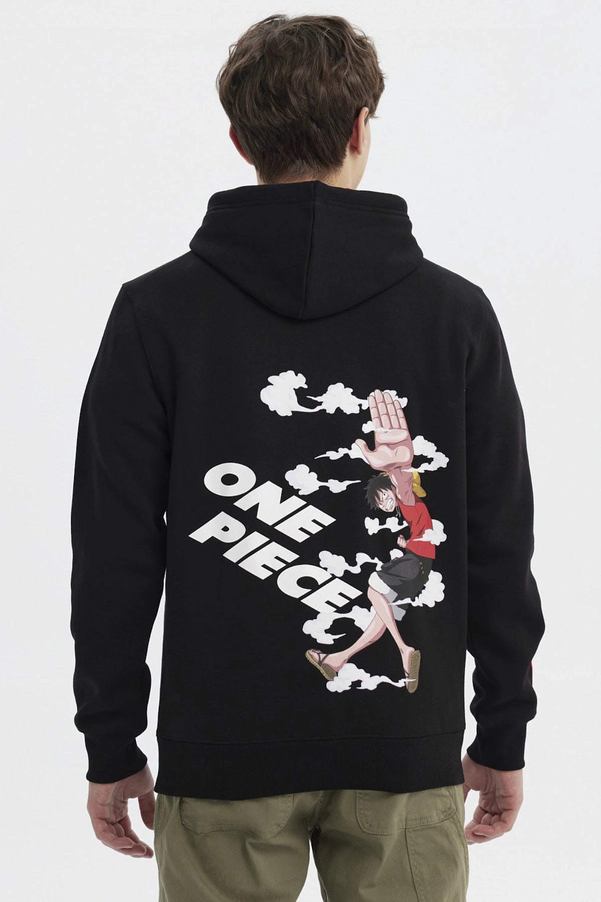 Polerón Hombre One Piece Negro