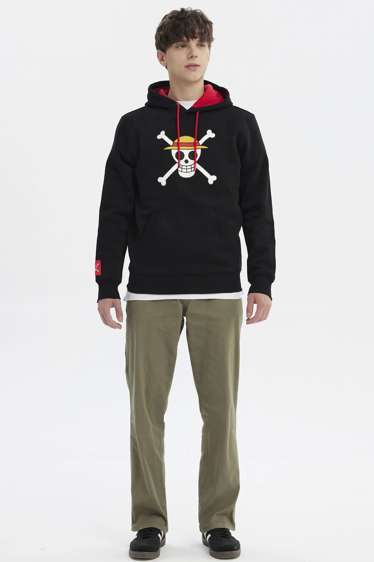 Polerón Hombre One Piece Negro