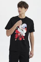 Polera Hombre Inuyasha Negro