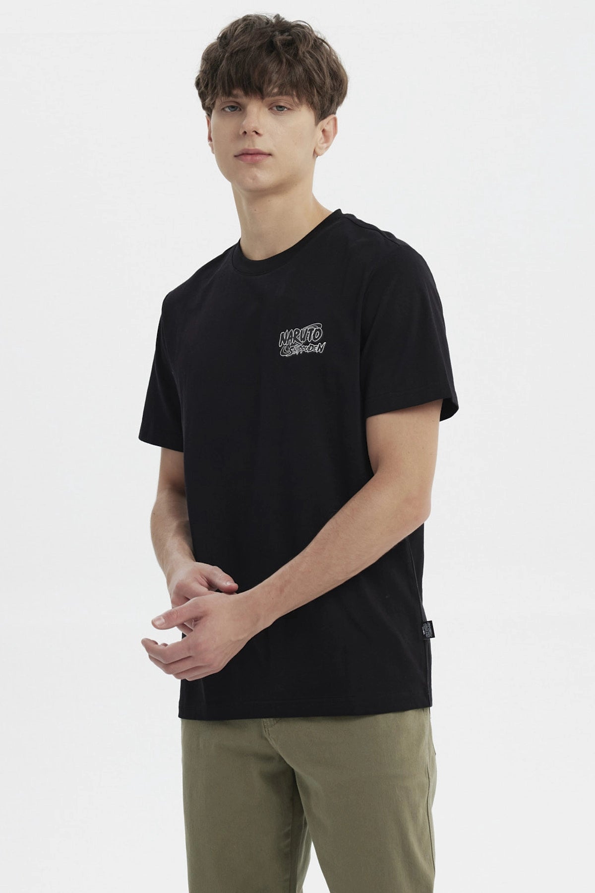 Polera Hombre Naruto Shippuden Negro