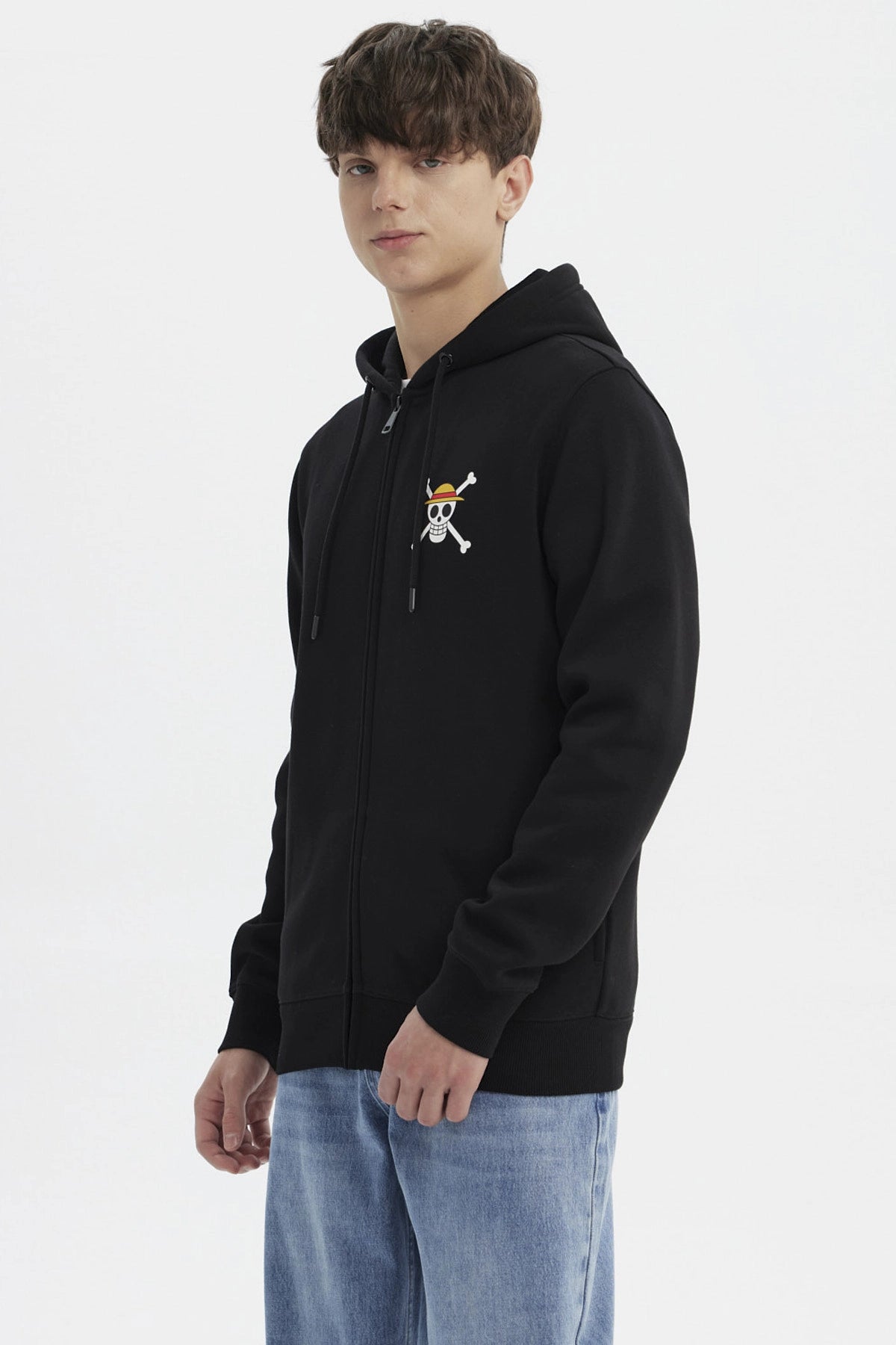 Polerón Hombre One Piece Negro