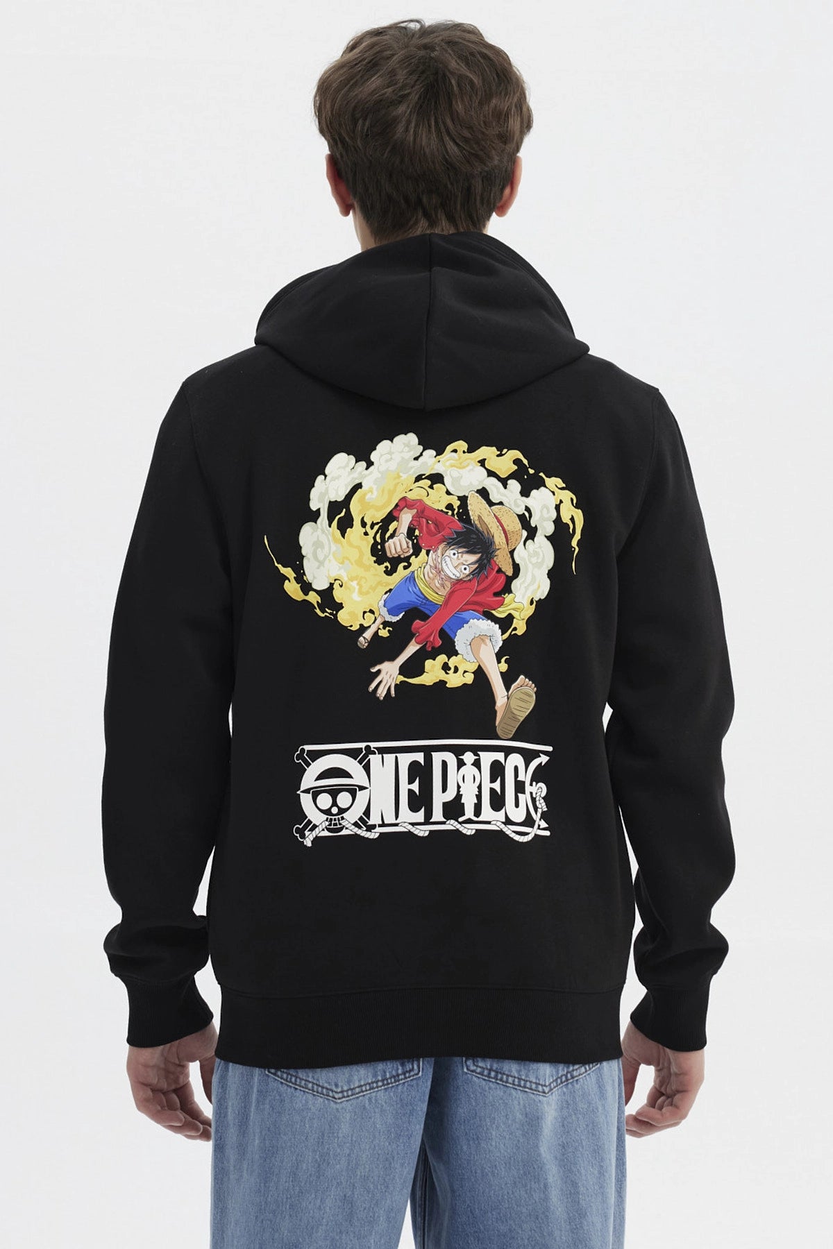 Polerón Hombre One Piece Negro