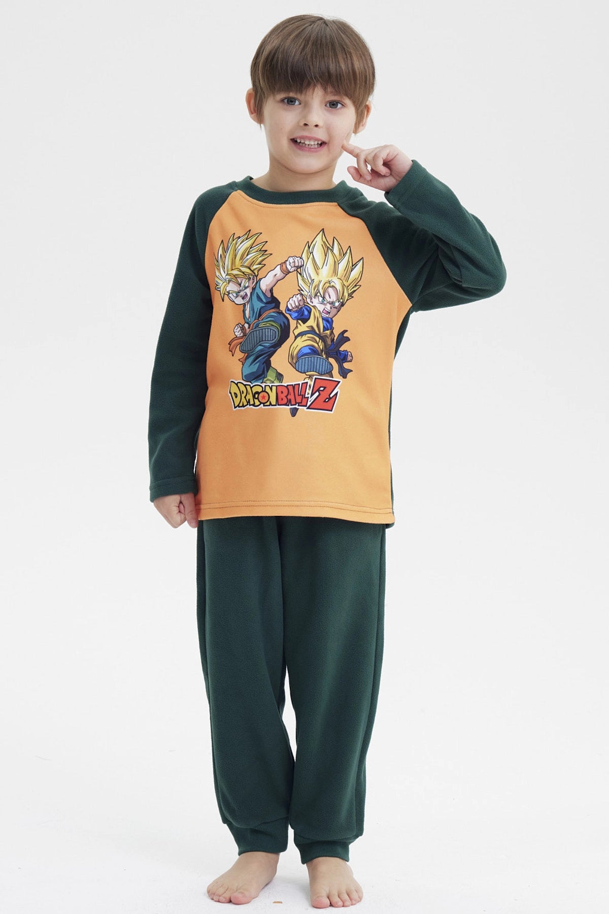 Pijama Niño Polar Dragon Ball Z Verde