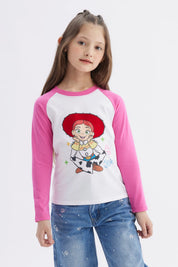 Polera Niña Toy Story Crudo